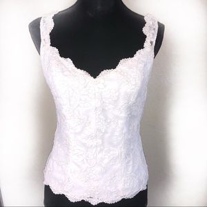 Chetta B lace camisole.